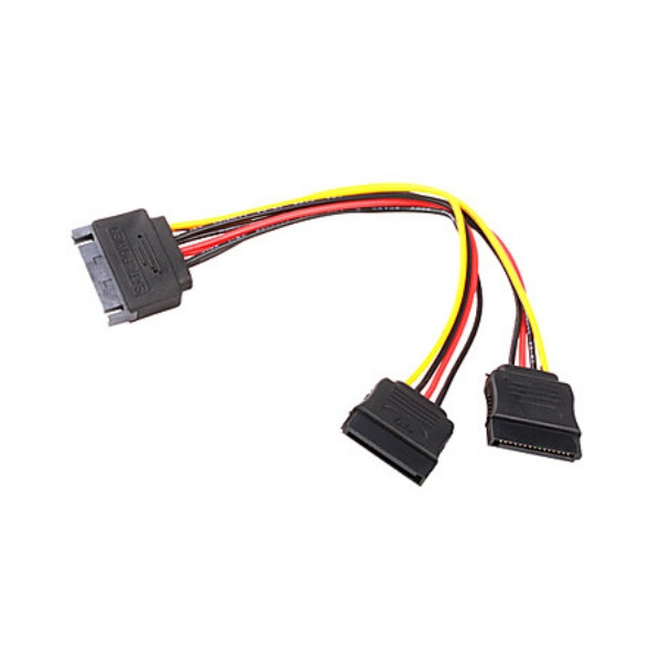 Cable alimentation SATA Male vers 2 Femelle