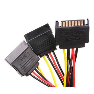 Cable alimentation SATA Male vers 2 Femelle