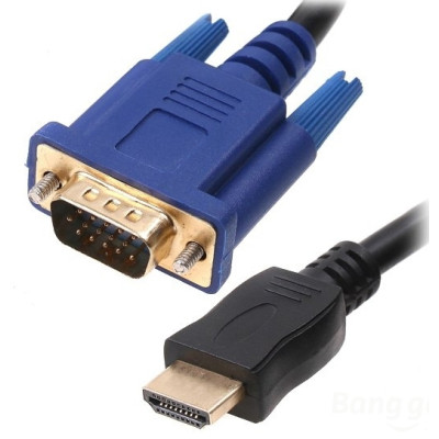 Cable HDMI Male vers VGA HD-15 Pin Male