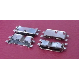 Connecteur micro USB B 3.0 femelle a souder (fixation 4 points a plat central)