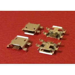 Connecteur micro usb acer iconia one 10 B3-A30 (fixation 4 points ecartés 90° central) (5 points pour l'USB pattes longues)