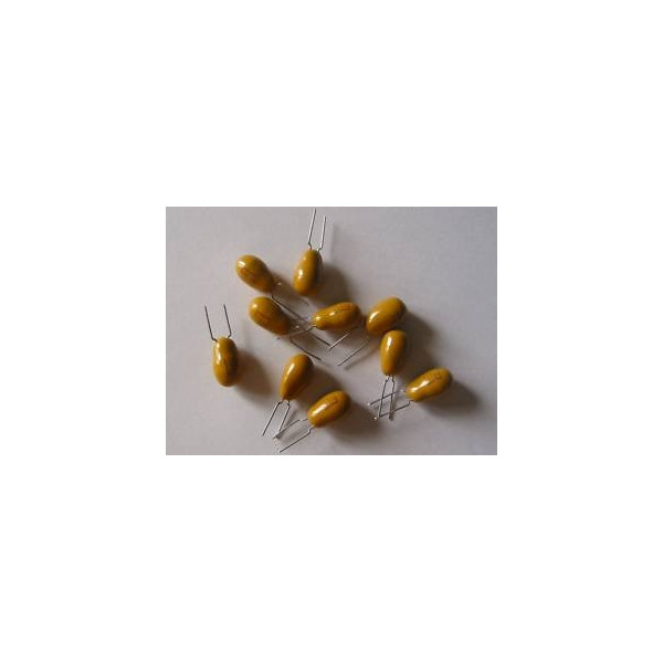 Condensateur tantale (goutte) 10uF 25V 10 µf pas 5,08mm tantale
