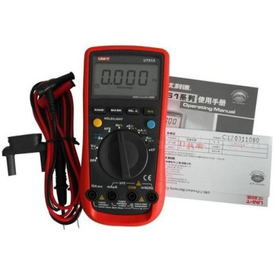 Multimétre UNI-T UT61A multimètre numérique AC DC Volt Ampère Ohm Hz Capacité