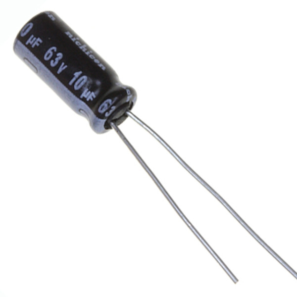 10uf 63v 10 µf Radial d:5mm h:11mm