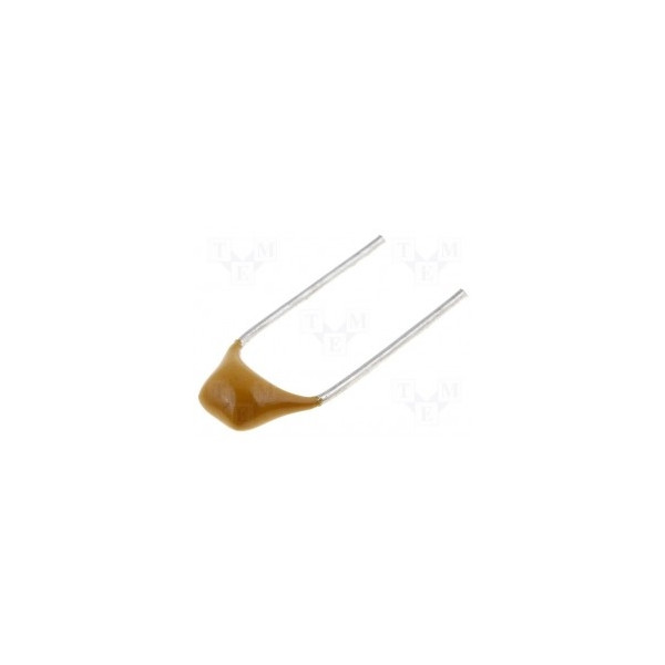 Condensateur ceramique monolithique radial 1uF -1000nF 50v 20% pas 5.08mm