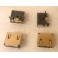 Connecteur HDMI femelle 90 °  3 Lignes pour 19 Pin Traversant 2 pattes de fixation modéle 2