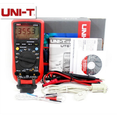 Multimétre UNI-T UT61B multimètre numérique AC DC Volt Ampère Ohm Hz Capacité thermometre et connection RS232