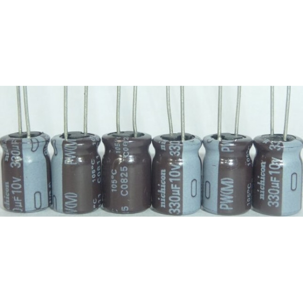 330uf 10v 330µf Radial d:8mm H:12mm