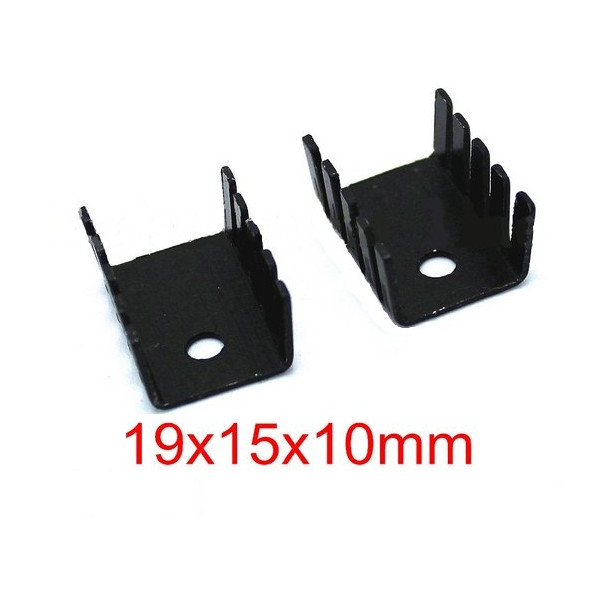 Refroidisseur TO220 / TO-220 Radiateur 19x15x10mm