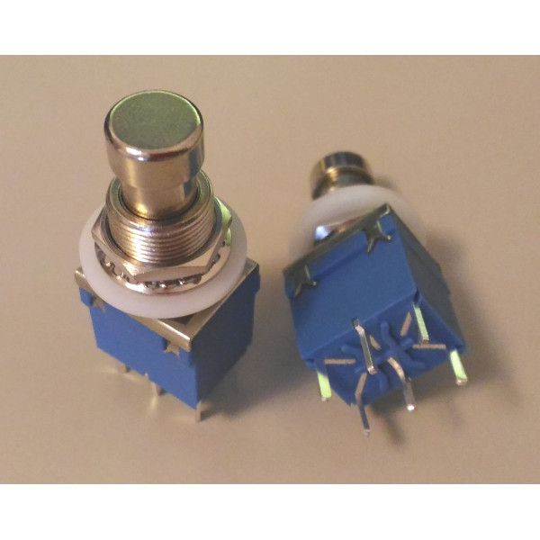 2 DPDT , 6 Pin footswitch bleu