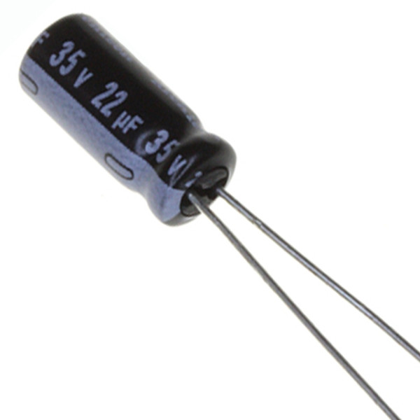 22uf 35v 22µF Radial d:6mm h:11mm