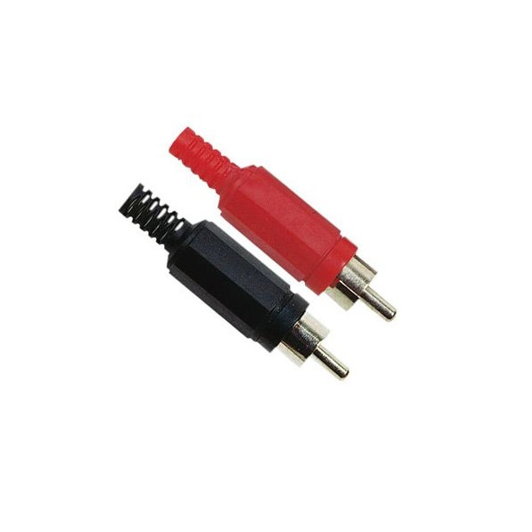 Connecteur RCA Male (rouge et noir)