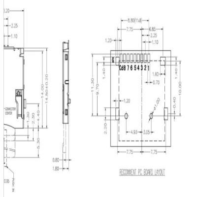 Connecteur Micro SD modéle 2