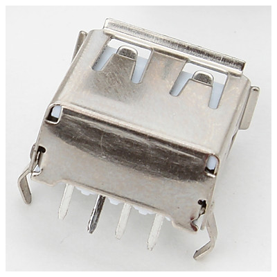 Connecteur USB 2.0 angle 90° connecteur femelle a souder
