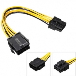 câble de rallonge d'alimentation pour carte vidéo PCIe 8 broches mâle vers 8 broches femelle