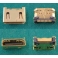 Connecteur mini HDMI femelle 19 pins SMT fixation verticales 4 points
