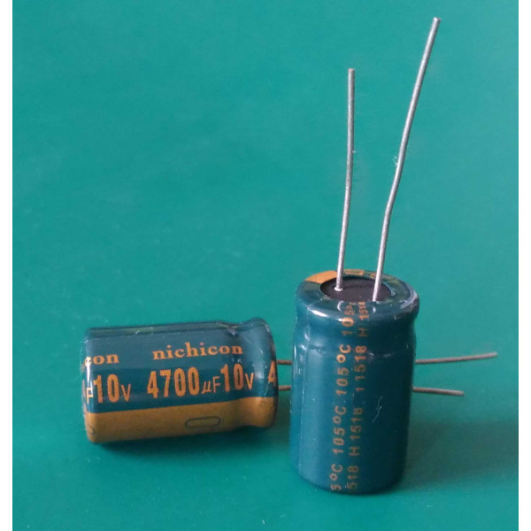 4700uf 10v 4700µf Radial d:13mm h:20mm nichicon