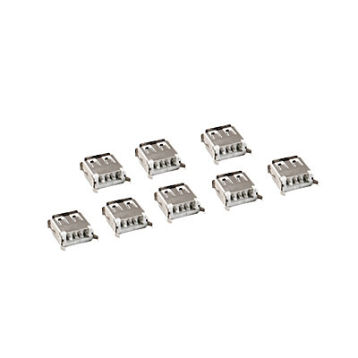 Connecteur USB 2.0  femelle droit a souder