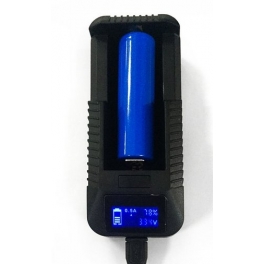  Chargeur USB avec afficheur LCD pour pile 26650, 18650, 18500, 18350, 17670, 16340, 14500, 10440