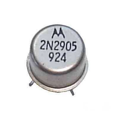 2N2905 Transistor simple bipolaire (BJT),Commutation rapide, PNP, 40 V, 200 MHz, 3 W, 600 mA, 100 hFE TO-39
