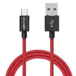 Cable de transfert BlitzWolf® BW-MC1 2.4A Micro USB B 1 Métre avec attache fil