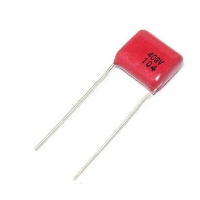 Condensateur CBB 400V  0,12uF 120nF 124j 5% empattement 10mm