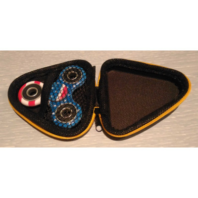 Spinner box - Jaune - boite de rangement pour spinner 