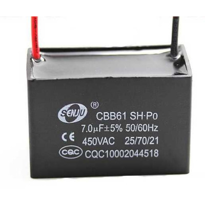 7uf 450v 7 µF CBB61 Condensateur de démarrage