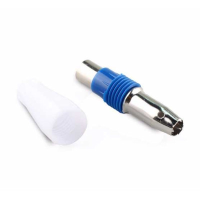 Connecteur Antenne TV male droit fiche coaxiale Ø 9,5 mm