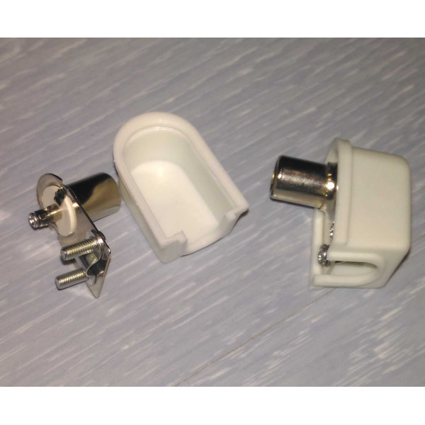 Connecteur Antenne TV male, angle droit, 90 degrées,  fiche coaxiale Ø 9,5 mm