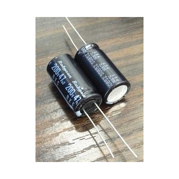 47uf 200v 47µf Radial d:12.5mm h:25mm  pas:5mm