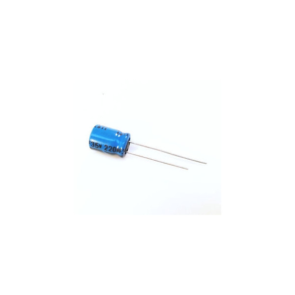220uf 35v 220 µF Radial d:10mm h:12mm Lelon