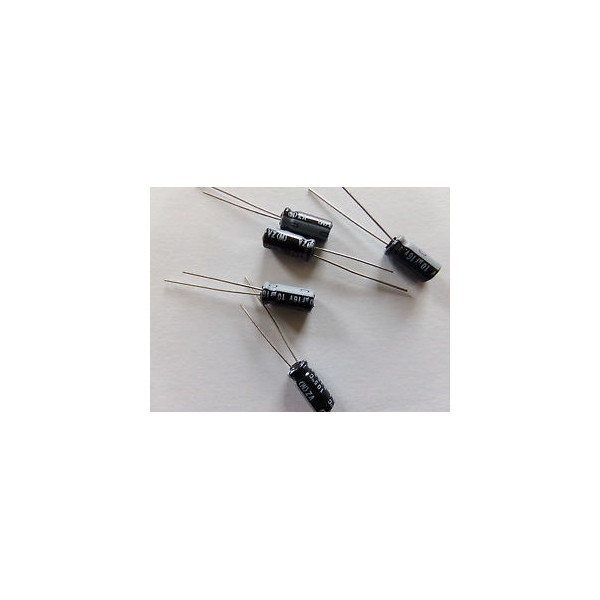 10uf 16v 10 µf Radial d:5mm h:12mm Nichicon