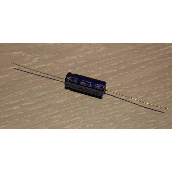 1000uf 16v 1000µf Axial d:10mm L:26mm Nichicon