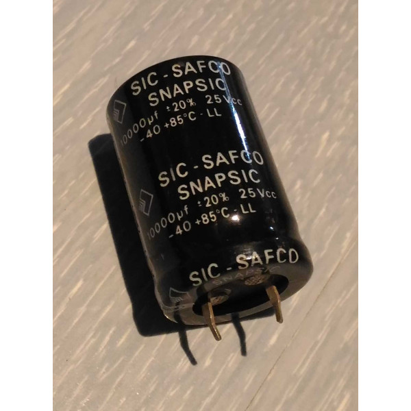 10000uf 25v 10000 µf Radial d:25mm h:40mm Snap SIC-SAFCO 