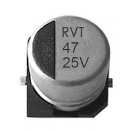 Condensateur 47uF 25V 47 µF SMD 6.3x5.4mm Aluminium