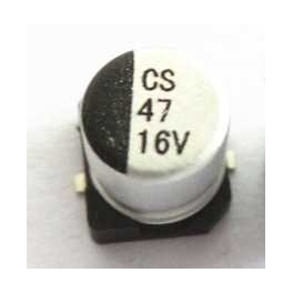 Condensateur 47uF 16V 47 µF SMD 5x5.4mm Aluminium