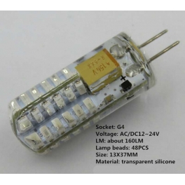 G4 Ampoule LED 3W blanc 12-24v AC DC