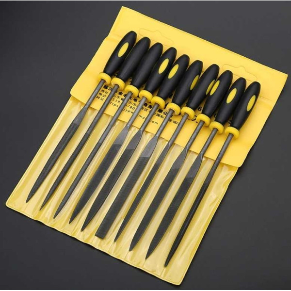 Jeu de 10 limes 3mm x 140mm