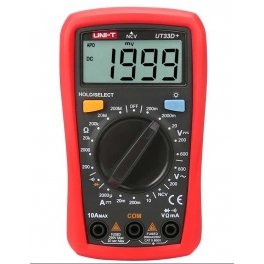 Multimétre UNI-T UT33D+ multimètre numérique AC DC Volt Ampère Ohm Hz 