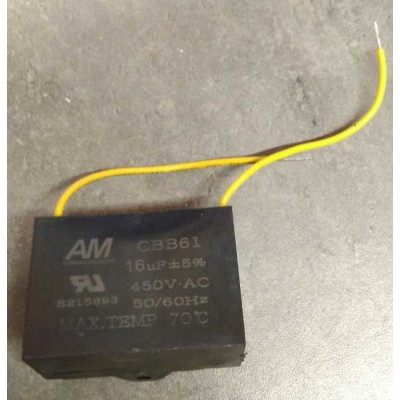 16uf 450v 16 µF CBB61 Condensateur de démarrage