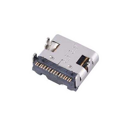 Connecteur Femelle USB Type C a souder SMT fixation 4 broches verticales