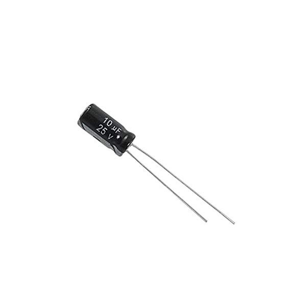 10uf 25v 10 µf Radial d:4mm h:7mm