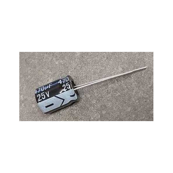 470uf 25v 470µF Radial d:10mm h:13mm HDF