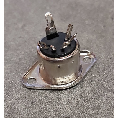 Connecteur DIN femelle 5 broches a souder sur fils et visser sur chassis