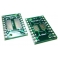 Carte adaptateur SOP20 SSOP20 / DIP20 circuit imprimé