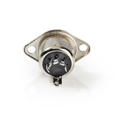 Connecteur DIN femelle 5 broches a souder et visser sur chassis