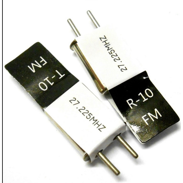 Set Quartz RX,TX FM 27,225 MHZ 27.225