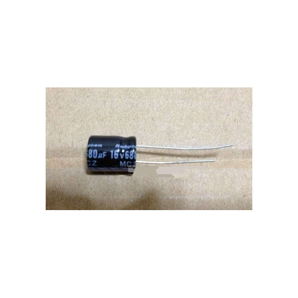 680uf 16v 680 µF radial d:8mm h:16mm Nichicon