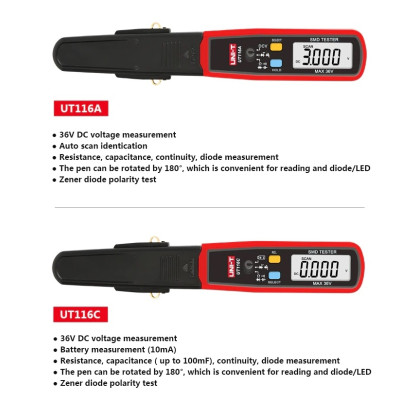Multimétre UNI-T SMD UT116C